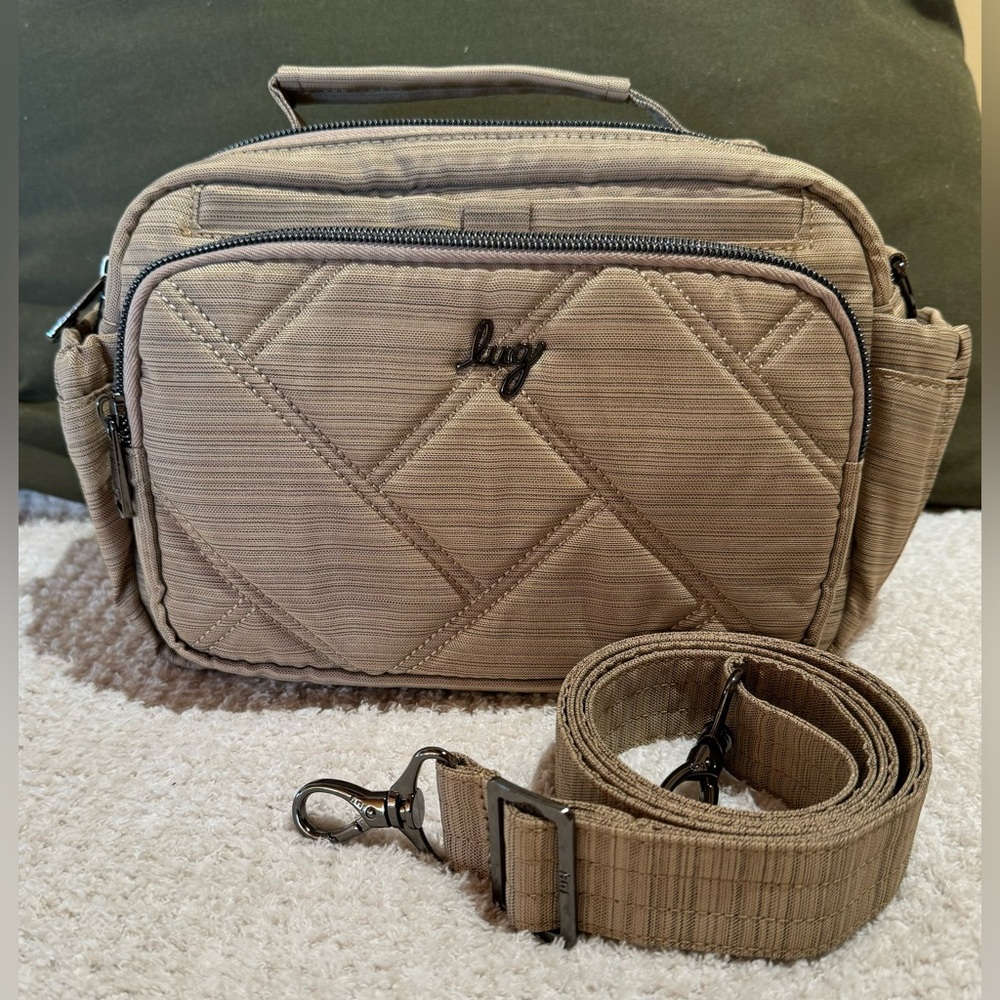 ***SOLD!!!*** Lug Top Handle Crossbody - Boomer--BRUSHED GOLD (NWOT)